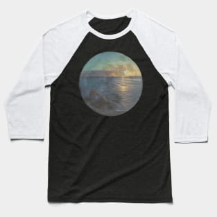 Moon Land Baseball T-Shirt